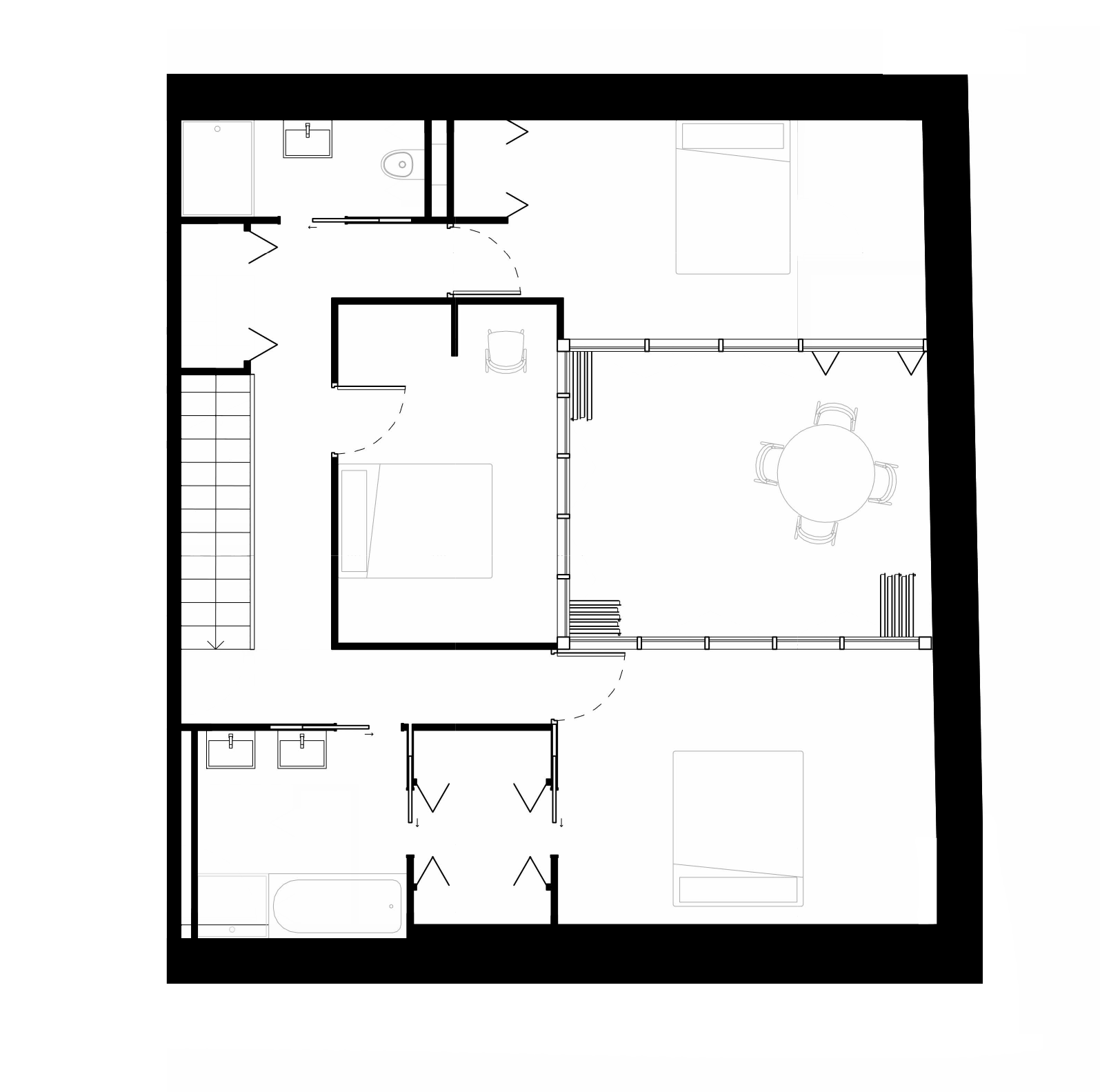 Plan du niveau supérieur